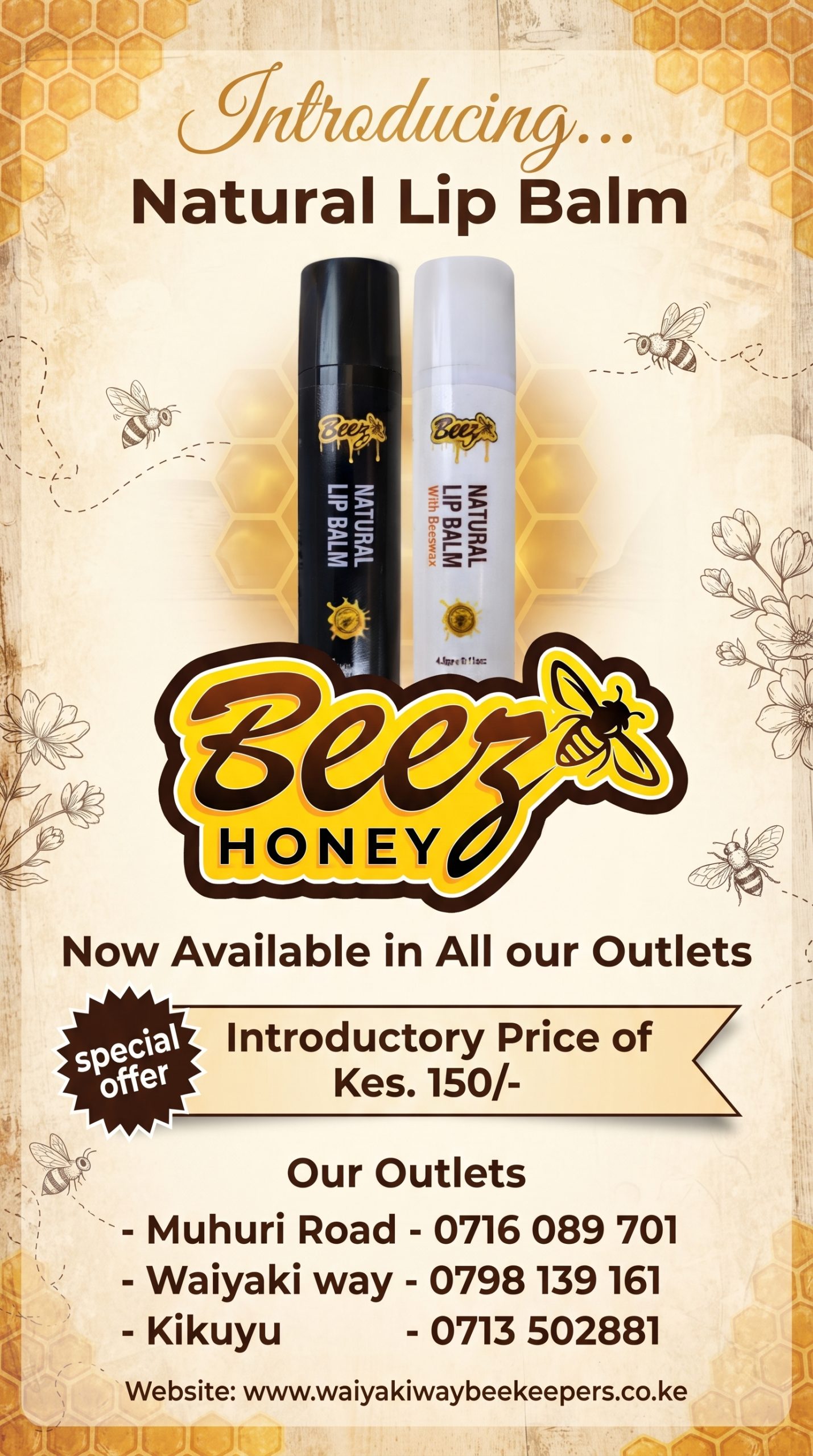 Beez Natural Lip Balm - Image 2